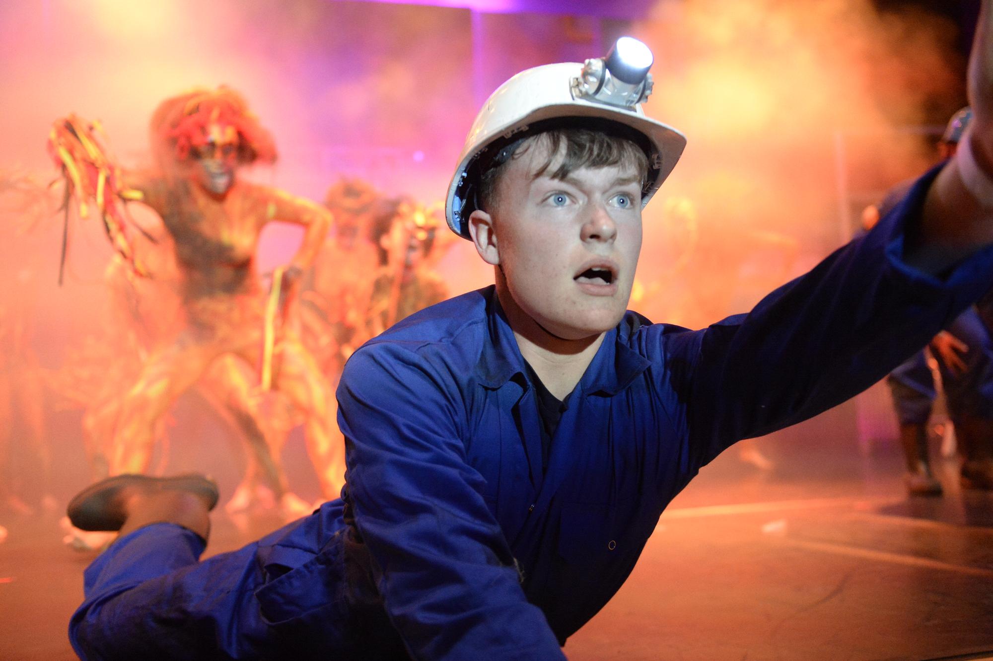 Alness Academy on stage at UK Rock Challenge 2018