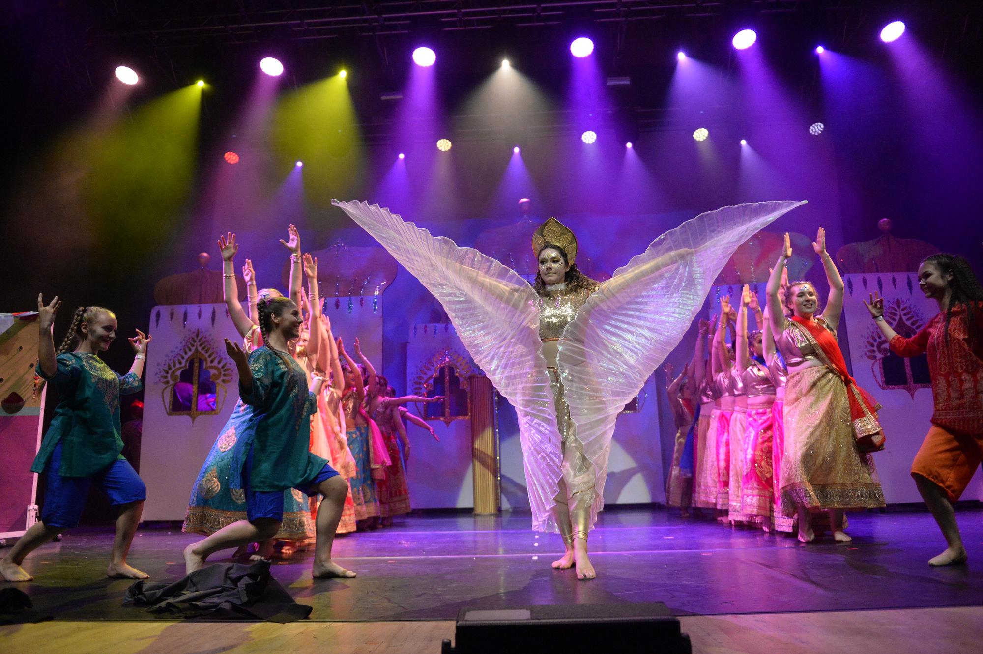 Dingwall Academy on stage at UK Rock Challenge 2018